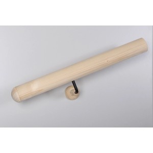Handlauf Fichte Massivholz Ø 52 mm - Länge 2.250 mm für Innen & Außen