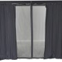 Siena Garden Moskitonetz Florenz, grau, für Pavillon, 300x216 cm, mit Seitenteilen und Reißverschluss.