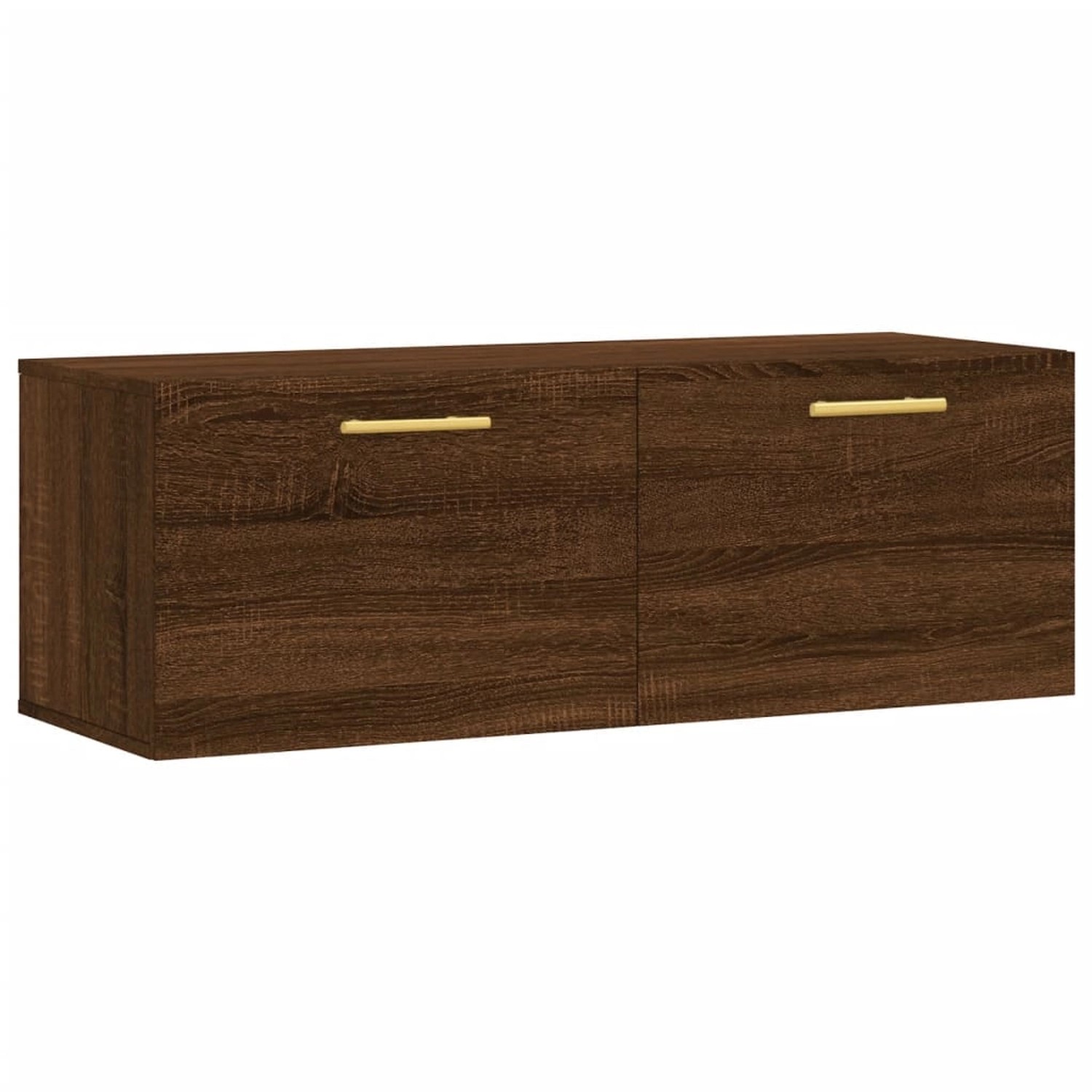 vidaXL Wandschrank Braun Eichen-Optik 100x36,5x35 cm Holzwerkstoff Modell 4 günstig online kaufen