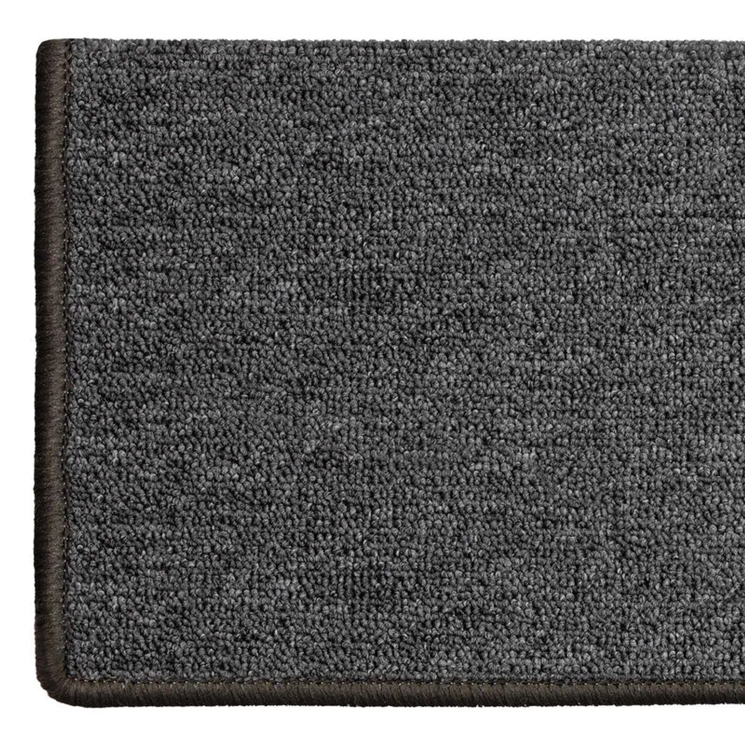 Dunkelgraue Karat Stufenmatte London, selbstklebend, rechteckig, 23,5x65 cm.