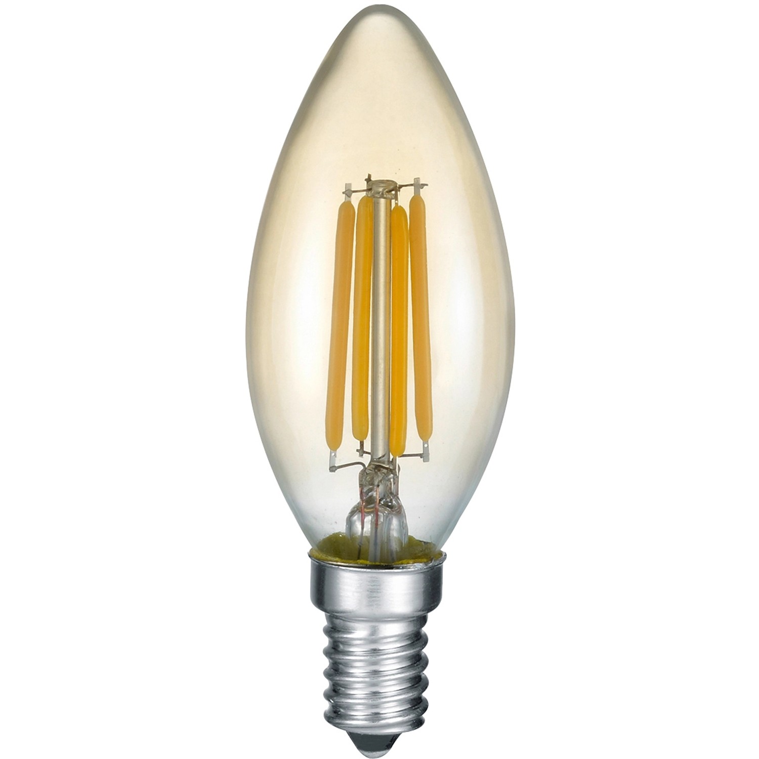Trio LED-Leuchtmittel E14 Kerzenform 4 W Warmweiß 280 lm 9,8 x 3,5 cm (H x Ø)