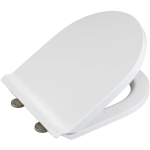 Wenko WC-Sitz Exclusive, passend für Duravit Durastyle, aus Duroplast, mit Absenkautomatik.