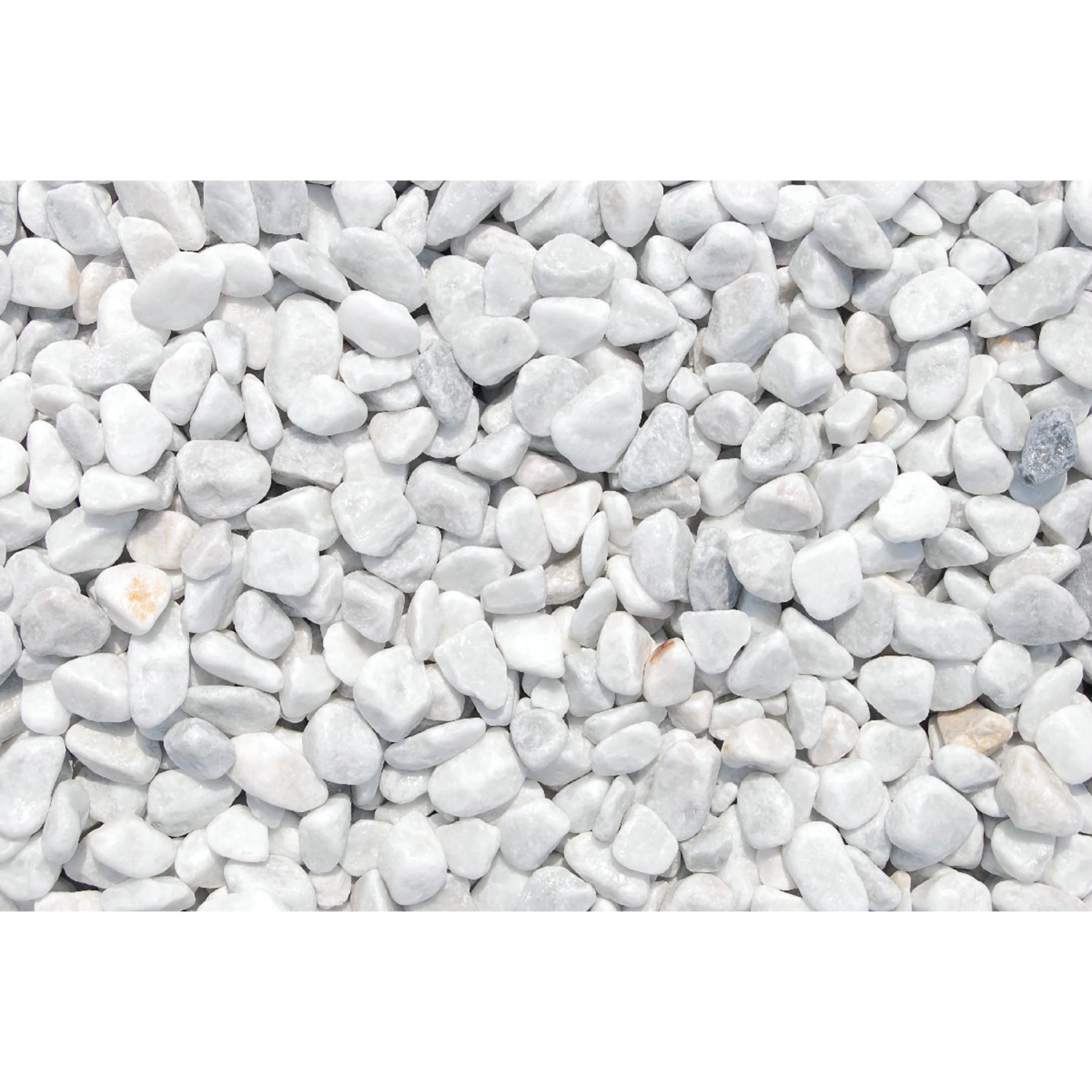Scherf Zierkies Carrara Marmor Weiß 16-25 mm 25 kg PE-Sack kaufen bei OBI