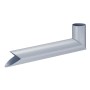 Inefa Wasserspeier Fallrohr DN 50, grau, aus PVC zur Ableitung von Regenwasser.