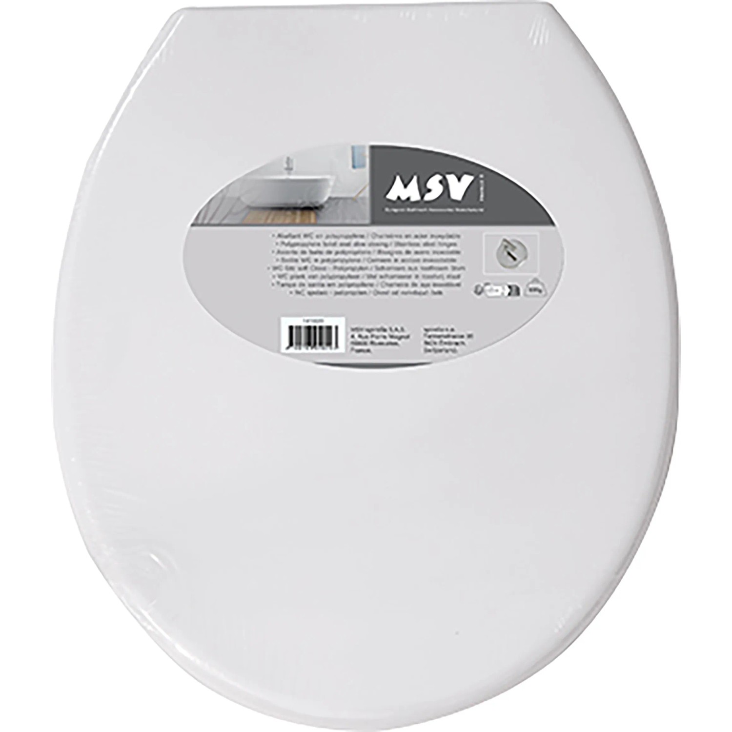 Bemis Ashford 7250STX Toilettensitz – Robust, Mit Edelstahl-Scharnieren In Weiß