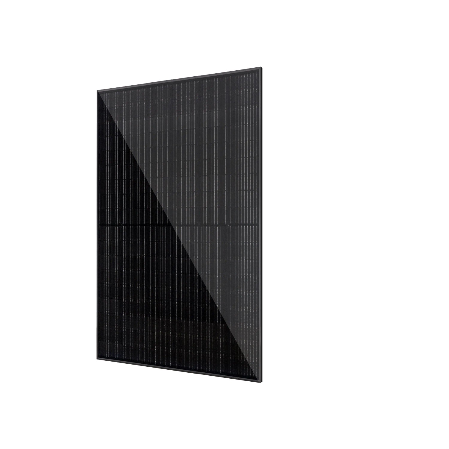 Bifaziales Full-Black Solarmodul des Vale Balkonkraftwerks Mini-PV 860, Glas-Glas Modul.