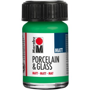 Marabu Porzellanfarbe & Glasfarbe Matt 15ml Apfel, für DIY-Projekte.