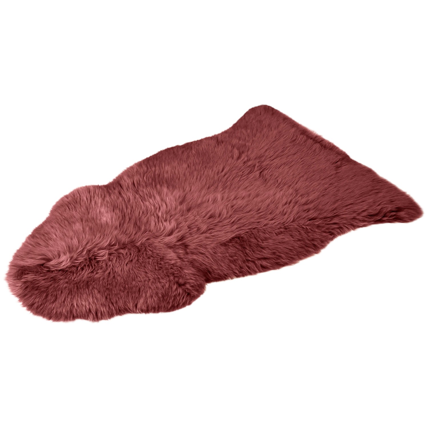 KARAT Schaffell Audrey Natürliches Premium Lammfell Individuell Einsetzbar Marsala