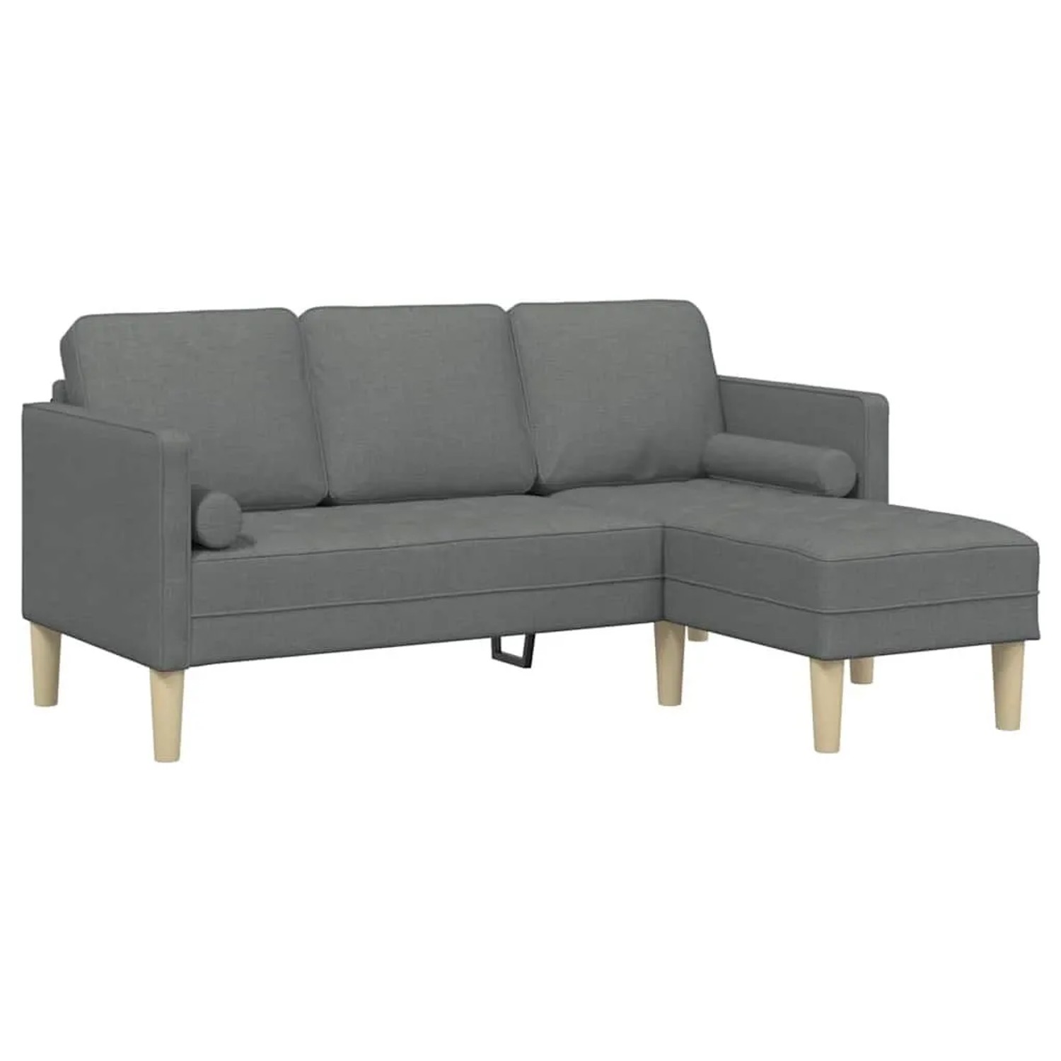 Thumbnail - vidaXL Sofa Set mit Kissen Dunkelgrau Polyester 42001914