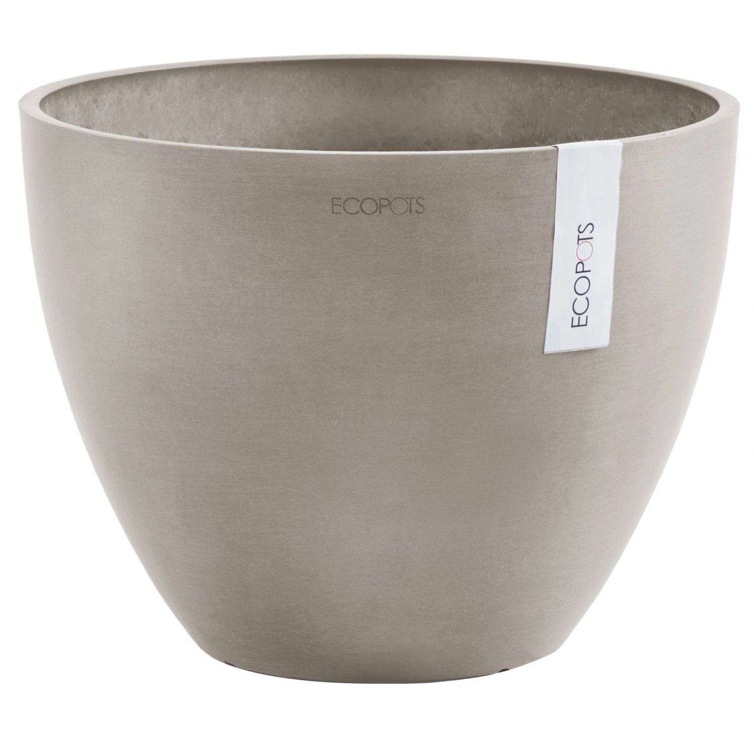 Ecopots Pflanztopf Antwerp Braungrau 40 cm günstig online kaufen