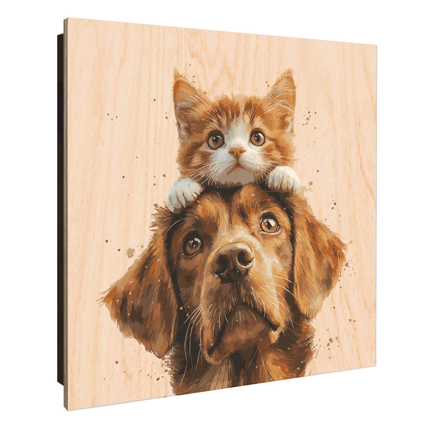 Banjado Großer Schlüsselkasten Holz 30x30cm Schwarz Scharnier Links 50 Hake günstig online kaufen