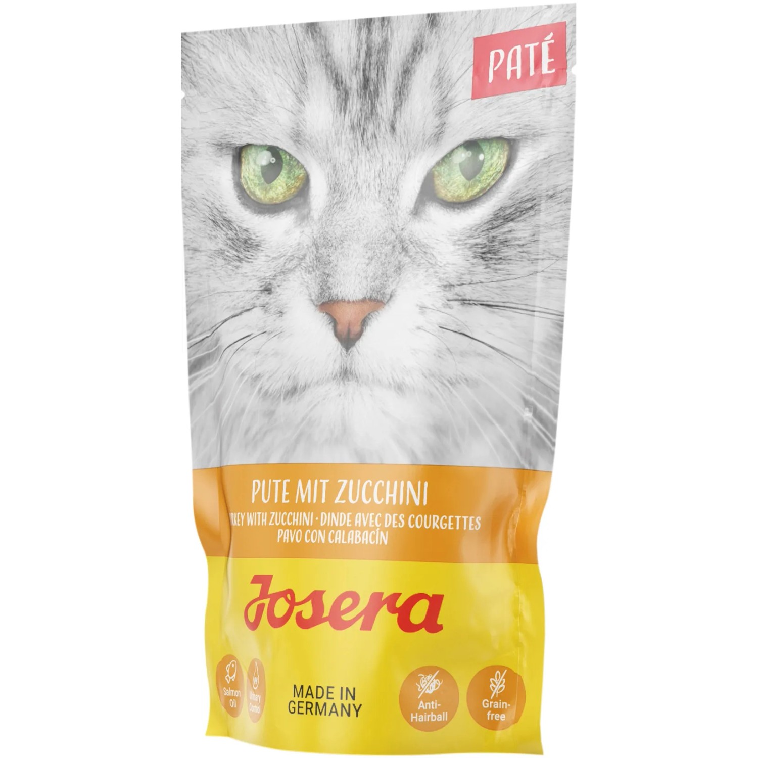Josera Katzen-Nassfutter Pate Pute mit Zucchini 85 g