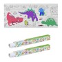 Relaxdays Ausmaltischdecke 2er Set Papier Weiß Selbstklebend 3 m