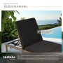 Tectake Rattan Sonnenliege Sofia Widerstandsfähig Uv Beständig 196 x 66 x 27 cm Natur_4