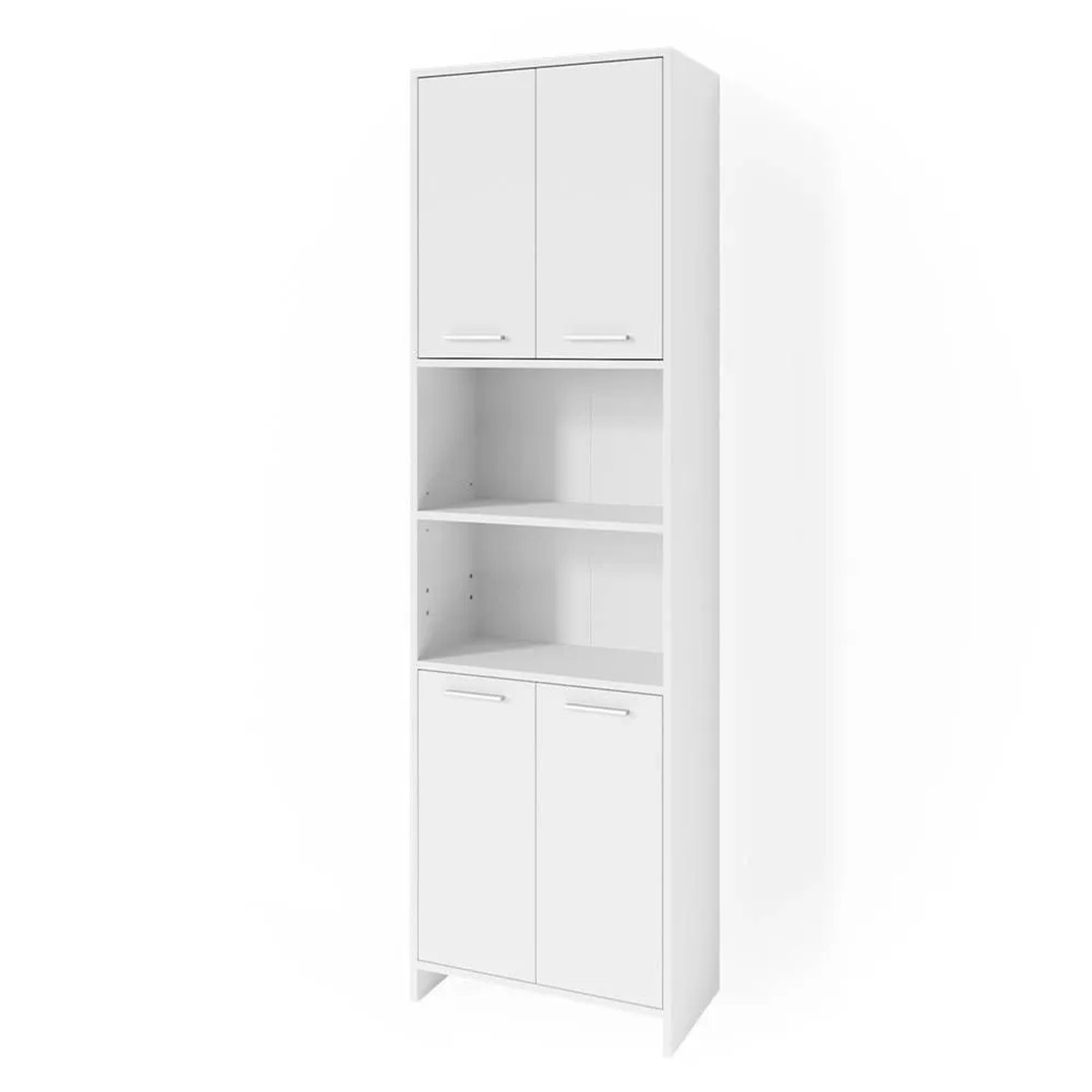 Vicco Badschrank Maris Weiß 56 x 190 Toilettenschrank