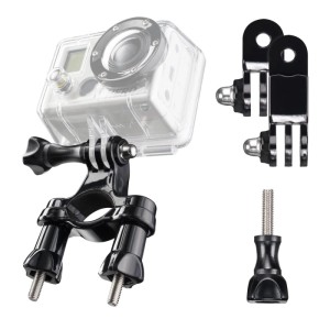 Mantona Fahrrad Rohrbefestigung Mit Winkelstück 100X55X15Mm Ø Bis 4Cm Gopro Hero