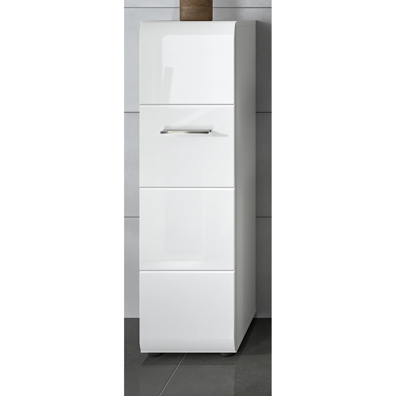 Inn.Furn Badezimmer Kommode in Weiß Hochglanz 30 x 106 cm Livia günstig online kaufen