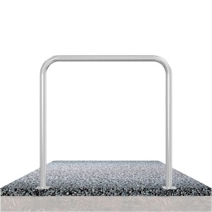 Schake Rohrbügel, 1000x1000 mm, feuerverzinkt, zur Dübelbefestigung. Baugerät für den Außenbereich.