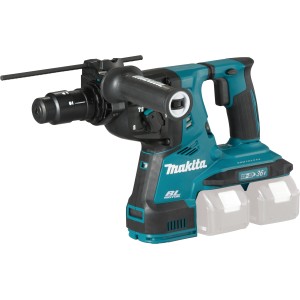 Makita 18V Akku-Kombihammer DHR283ZJU Solo, Akku-Bohrhammer für Bohr-, Schlagbohr- und Meißelarbeiten.