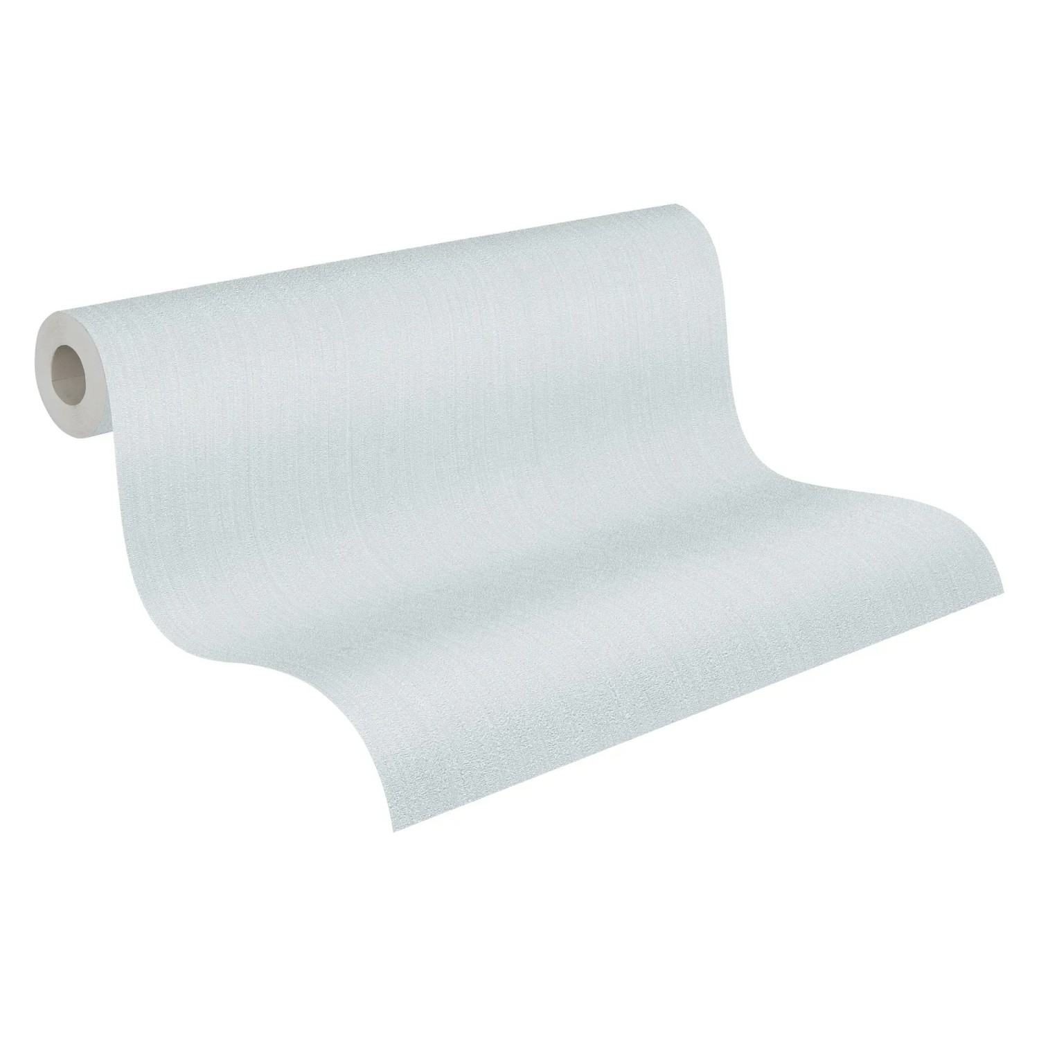 Rolle Vliestapete Uni Grau FSC®, Dekorative Tapete mit leichter Struktur.