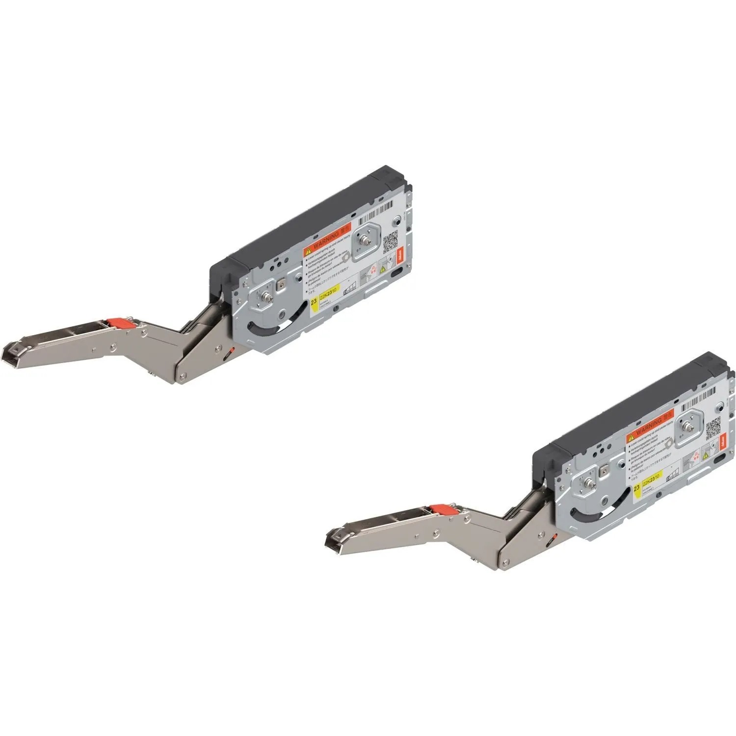 Blum Kraftspeicher Aventos HK top Tip-On LF 1.730-5.200 mit Systemschrauben
