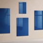 Tulup Glasmagnettafel Beschreibbar Blaue Farbe 70x100 cm Magnettafel Wand Glas Weißer Marker Magnetisches Whiteboard Glas_8