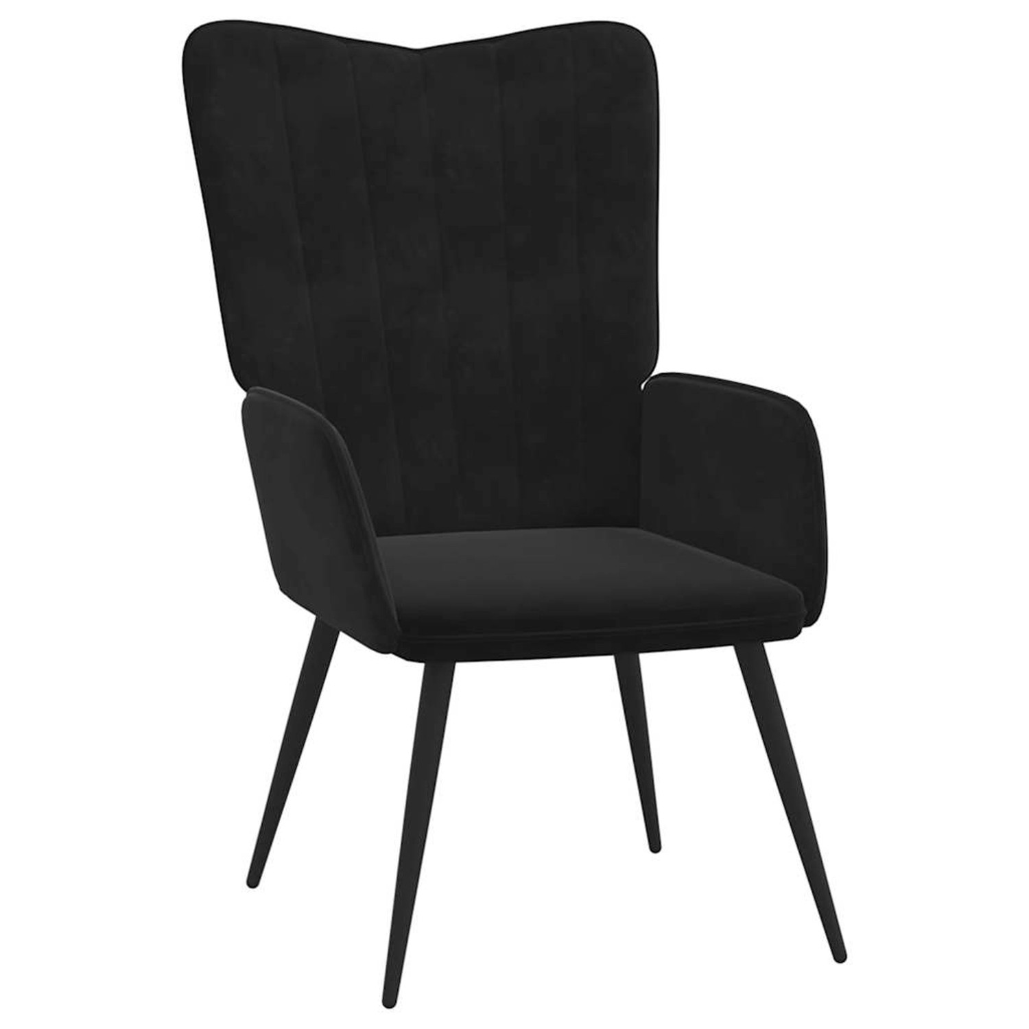 vidaXL Relaxsessel Schwarz Samt 327683 günstig online kaufen