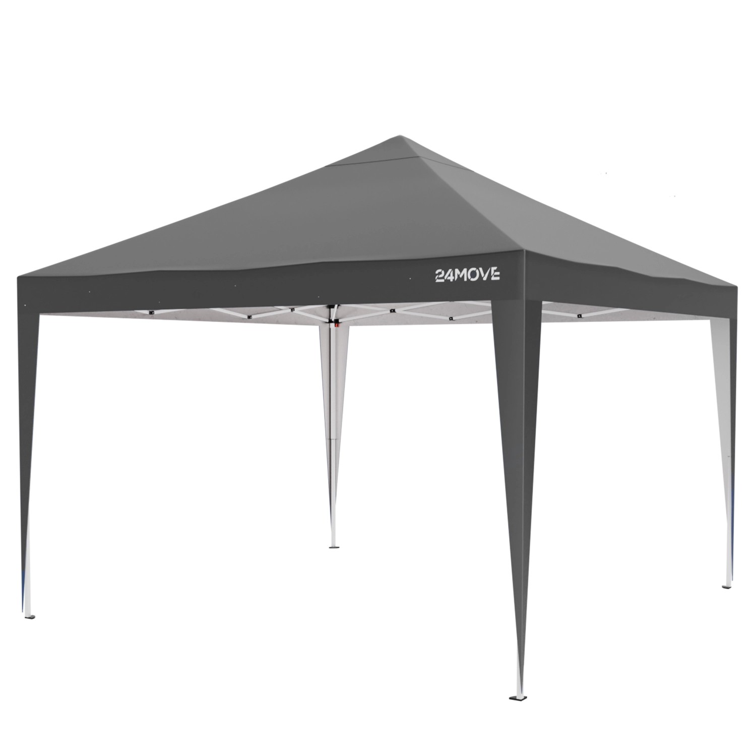 24MOVE Pavillon 3x3m UV-Schutz 50+ Wasserdicht & winterfest mit Tasche Grau günstig online kaufen