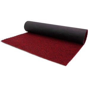 Primaflor Sauberlauf Picollo, roter Teppichläufer mit rutschfester Rückseite, 1,00m x 4,50m.