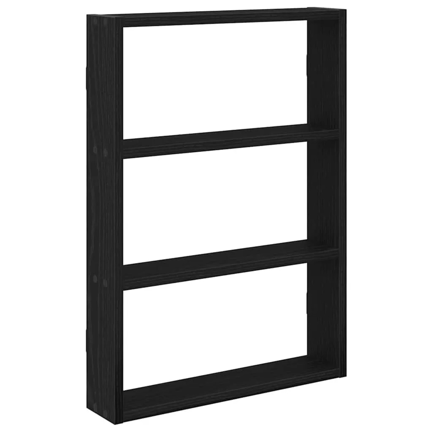 vidaXL Wandregal Schwarz 43x9x60 cm Holzwerkstoff 860050