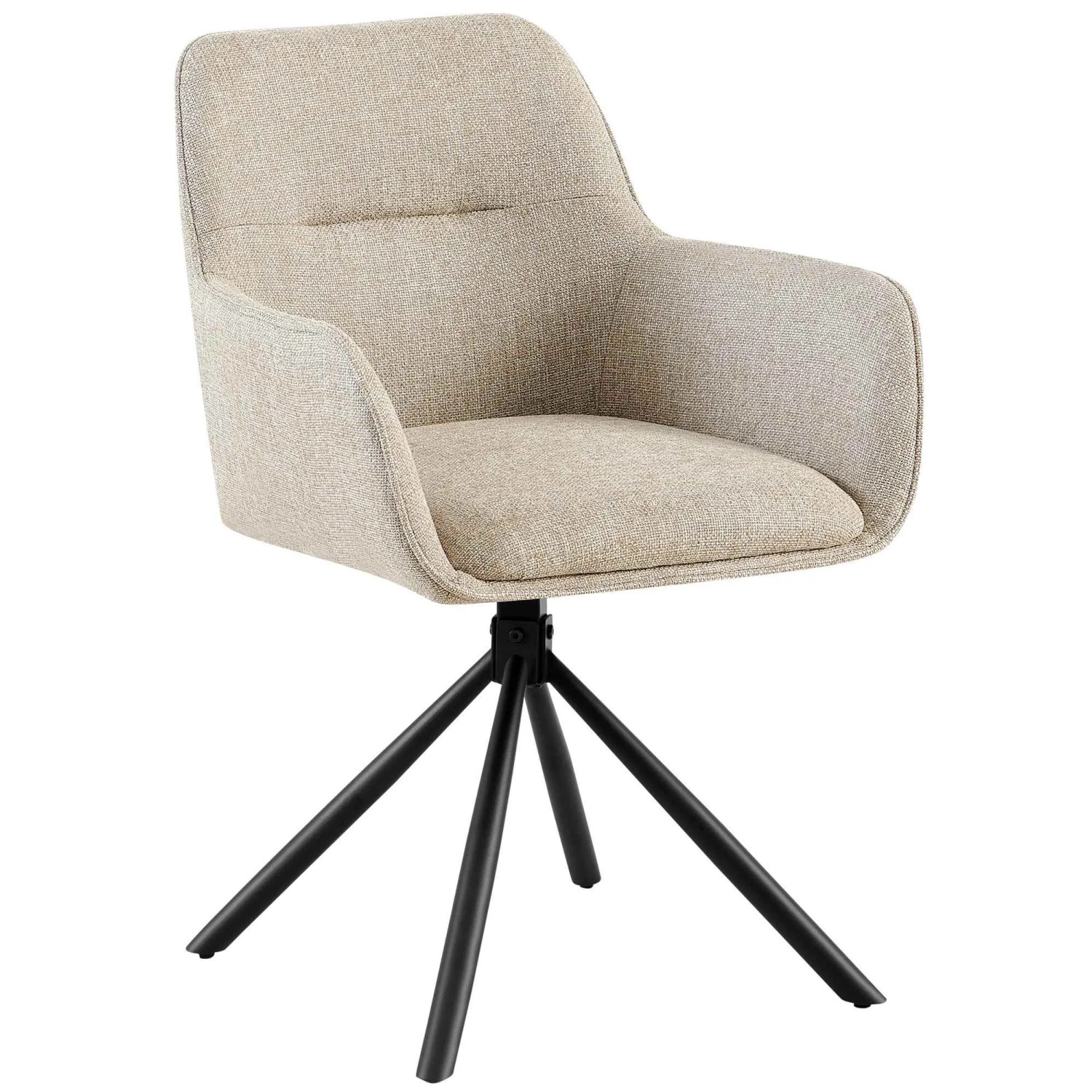 CLP Stuhl Tipton Stoff Taupe