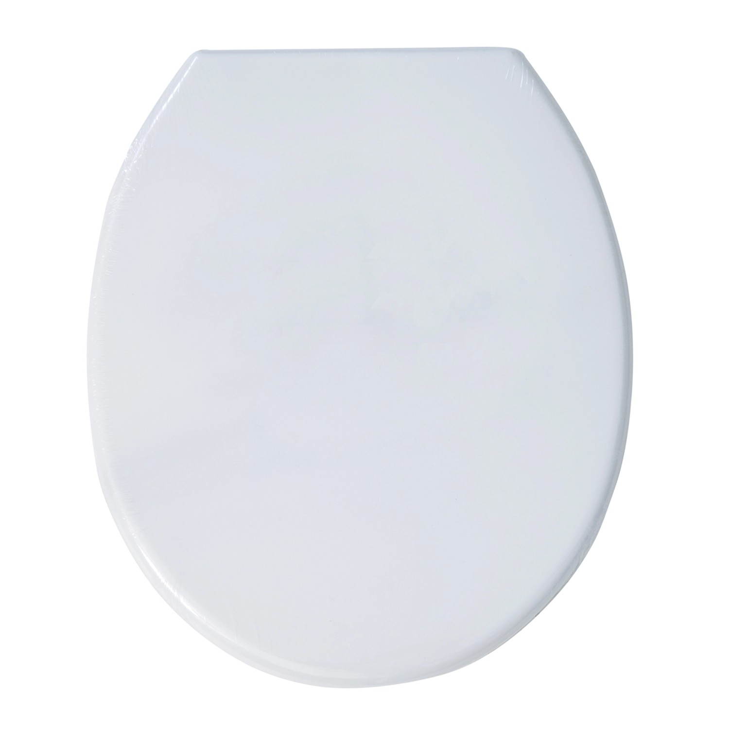 MSV WC-Sitz mit Kunststoff-Scharniere 45 cm x 37 cm x 5,6 cm Weiß günstig online kaufen