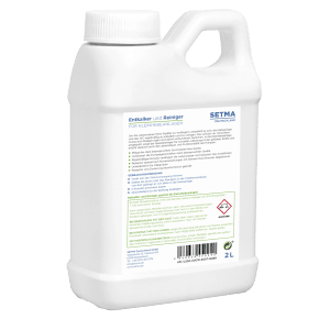 Setma Spezialreiniger und Entkalker für Kleinhebeanlagen, 2 l Kanister.