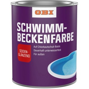 OBI Schwimmbeckenfarbe Seegrün seidenglänzend 750 ml