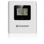 Bresser MeteoTemp TBH Funk-Wetterstation in Anthrazit mit Temperatur- und Luftfeuchtigkeitsanzeige.