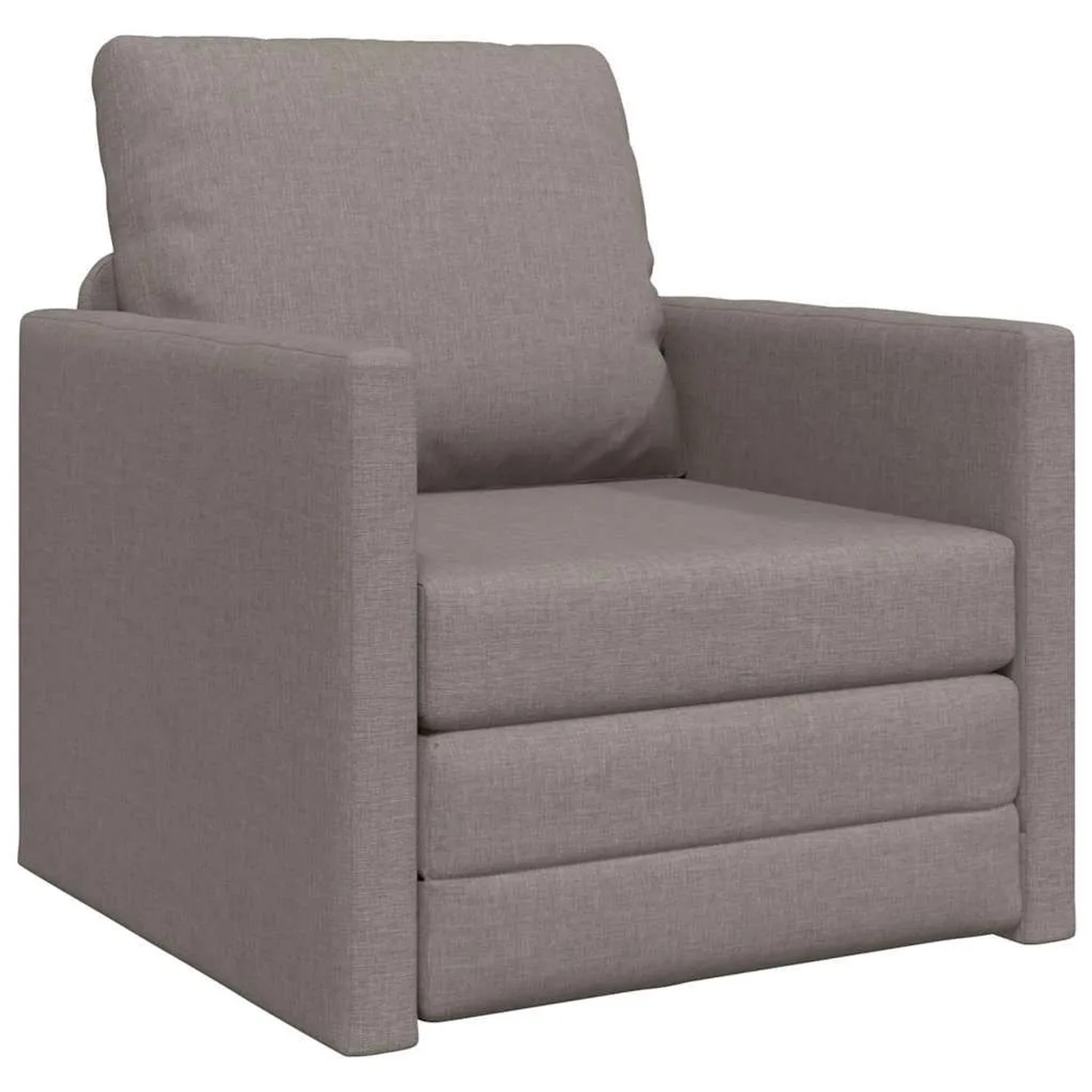 vidaXL Schlafsofa 60cm Taupe Stoff 4106626