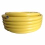 Gelber Boni-Shop Suntos Gartenschlauch, 1 Zoll, 50 Meter, aus Gummi.