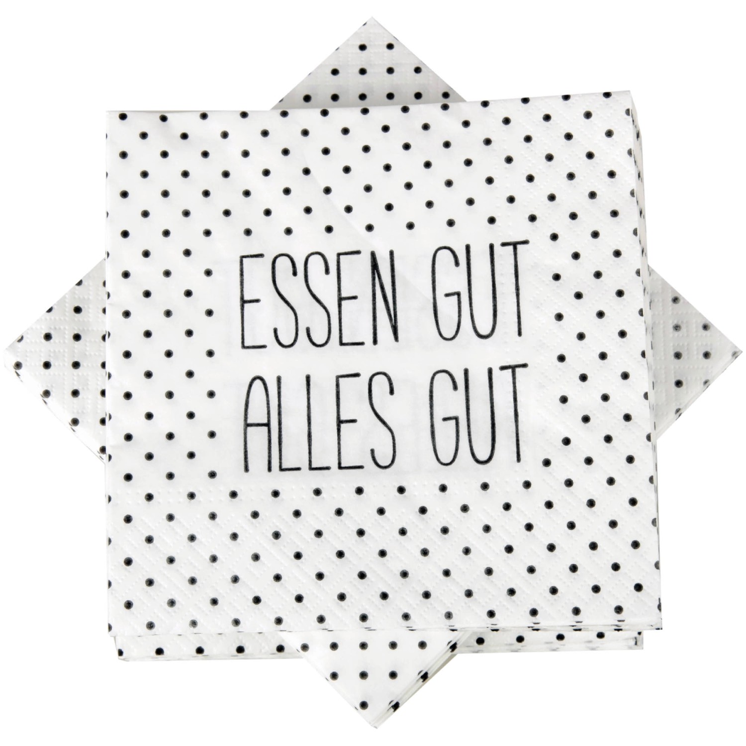 Bestlivings Servietten 33 x 33 cm 3 Lagig 20er Pack Essen Gut Alles Gut