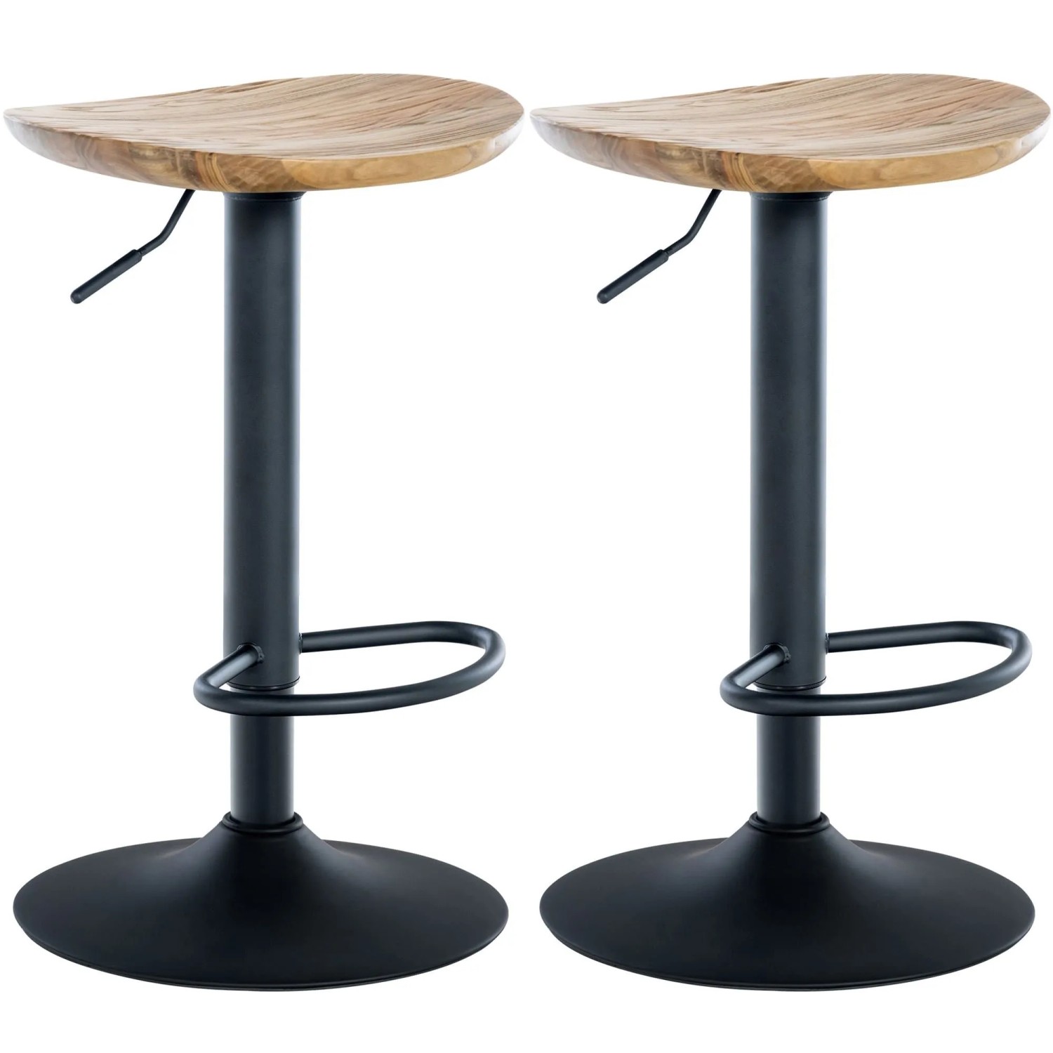 CLP 2er Set Barhocker Skelde Natura
