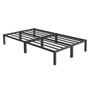 ML-Design Metallbett 120x200 cm, Stahlrahmen mit Lattenrost, anthrazit.