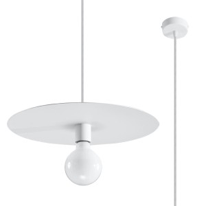 Weiße Sollux Lighting Hängeleuchte Flavio im modernen Design für Lampen & Leuchten.