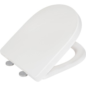 Wenko WC-Sitz Exclusive Nr. 3, Duroplast, weiß matt, mit Absenkautomatik.