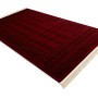 Roter RugsX Orient Teppich 100x200cm mit klassischem Muster und hellen Fransen. Aus robustem Polypropylen.