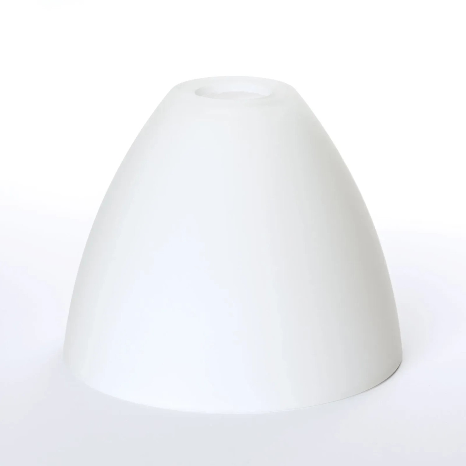 ORION LIGHTSTYLE Glas Lampenschirm Ersatz – Weiß Matt, E14, ø 110 Mm, Höhe 105 Mm