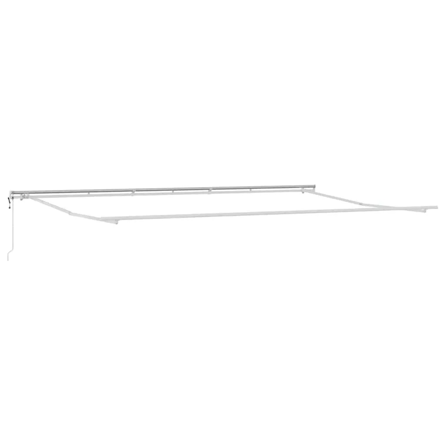 vidaXL Markisenrahmen Weiß 600 x 350 cm Aluminium 313218