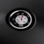 Detailaufnahme des Deckelthermometers vom Weber Q 1200 Gasgrill, das die Temperatur anzeigt.