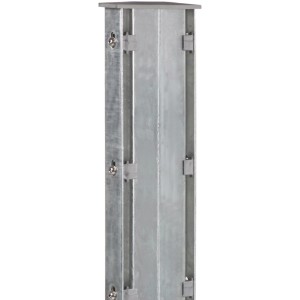 Verzinkter Gabionenpfosten, 140 cm, zur Errichtung von Mauern und Zäunen.