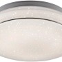 Weiße LED-Deckenleuchte Jupiter Ø 35 cm mit Sternenhimmel-Optik für Wohnräume.