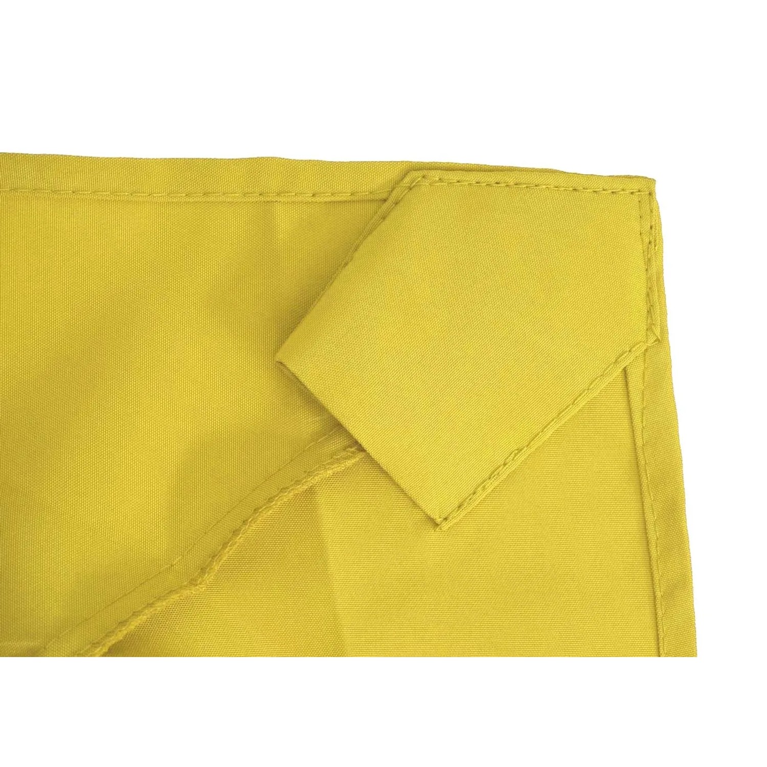 Detailaufnahme: Gelber Ersatzbezug für MCW Sonnenschirm Lissabon, Polyester, 8 Streben.