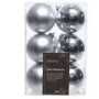Kaemingk Weihnachtsbaumkugeln Bruchfest 6 cm 12 Stueck Silber